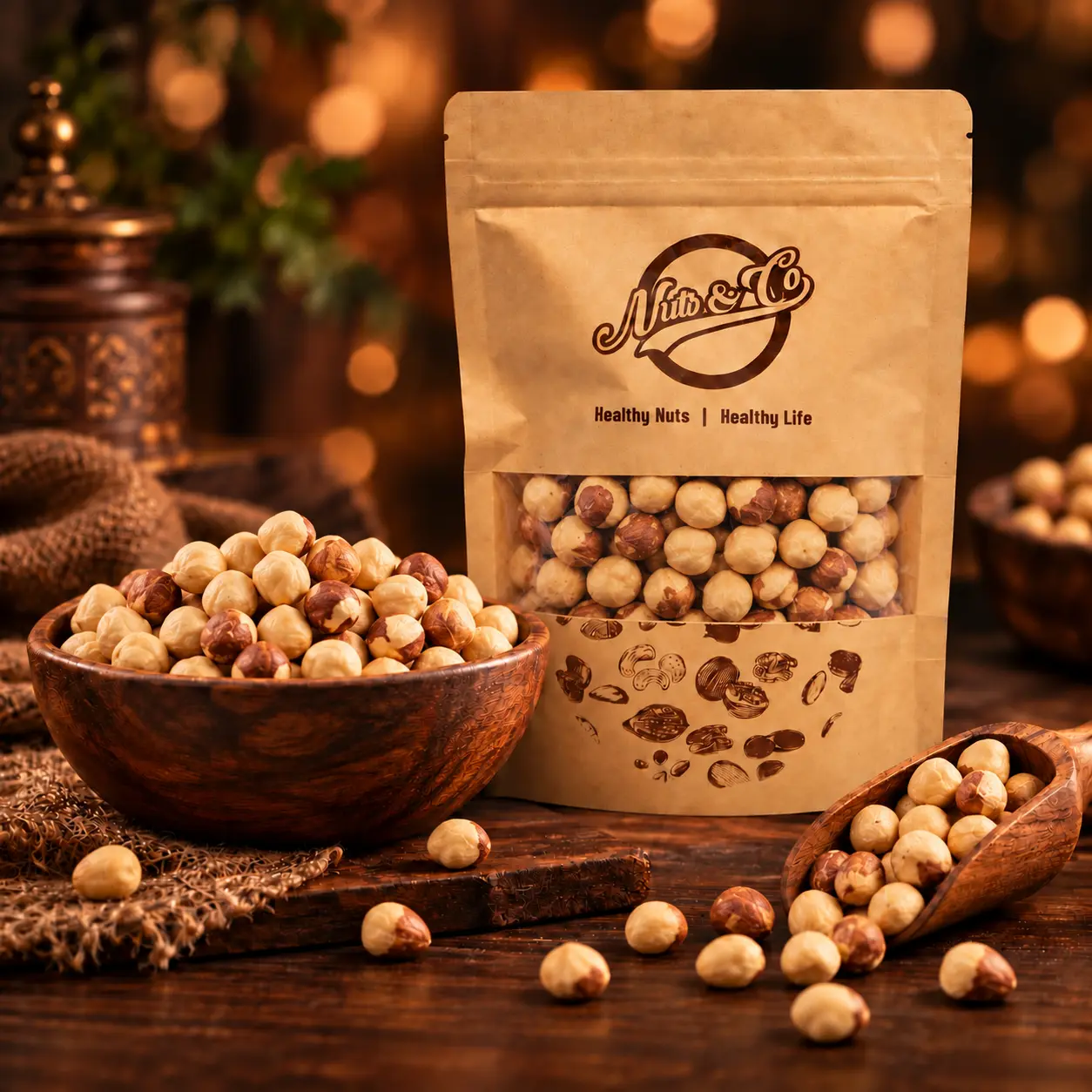 Blanched Hazelnuts